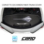 Corvette Galvano Stingray Logo Carbon Fiber Trunk Cover Officially Licensed