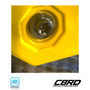 C8 Corvette Access Covers, Competition Yellow, titanium bolt detail, GM Officially Licensed