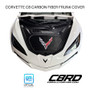 Corvette 70th Anniversary Official Galvano Flags Logo Carbon Fiber Frunk Cover