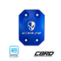 C8RallyDriver GM Officially Licensed Corvette C8.R Engraved Logo Access Covers are the perfect gift or custom accessory for the Corvette Stingray, Z51, Z06, ZR1, ERay owner.  Shown in anodized blue surface finish with engraved Corvette C8.R Logo.