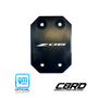 C8 Corvette Z06 Access Covers, anodized black, engraved Z06 logo, billet aluminum, GM Officially Licensed