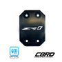 C8 Corvette ZR1 Access Covers, anodized black, engraved ZR1 logo, billet aluminum, GM Officially Licensed