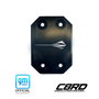 C8 Corvette Stingray Access Covers, anodized black, engraved Stingray logo, billet aluminum, GM Officially Licensed