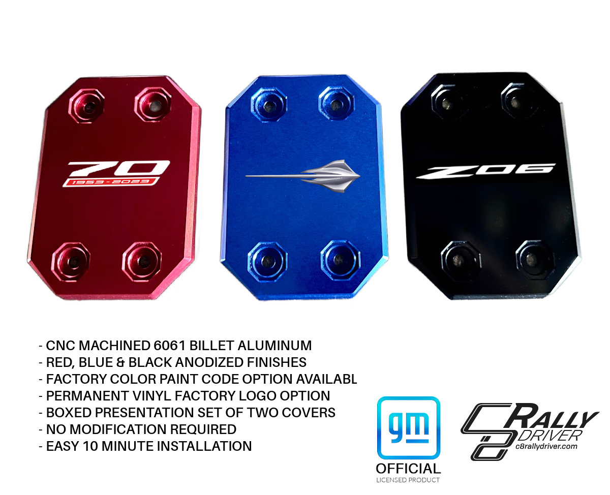 Corvette C8 Access Covers C8RallyDriver