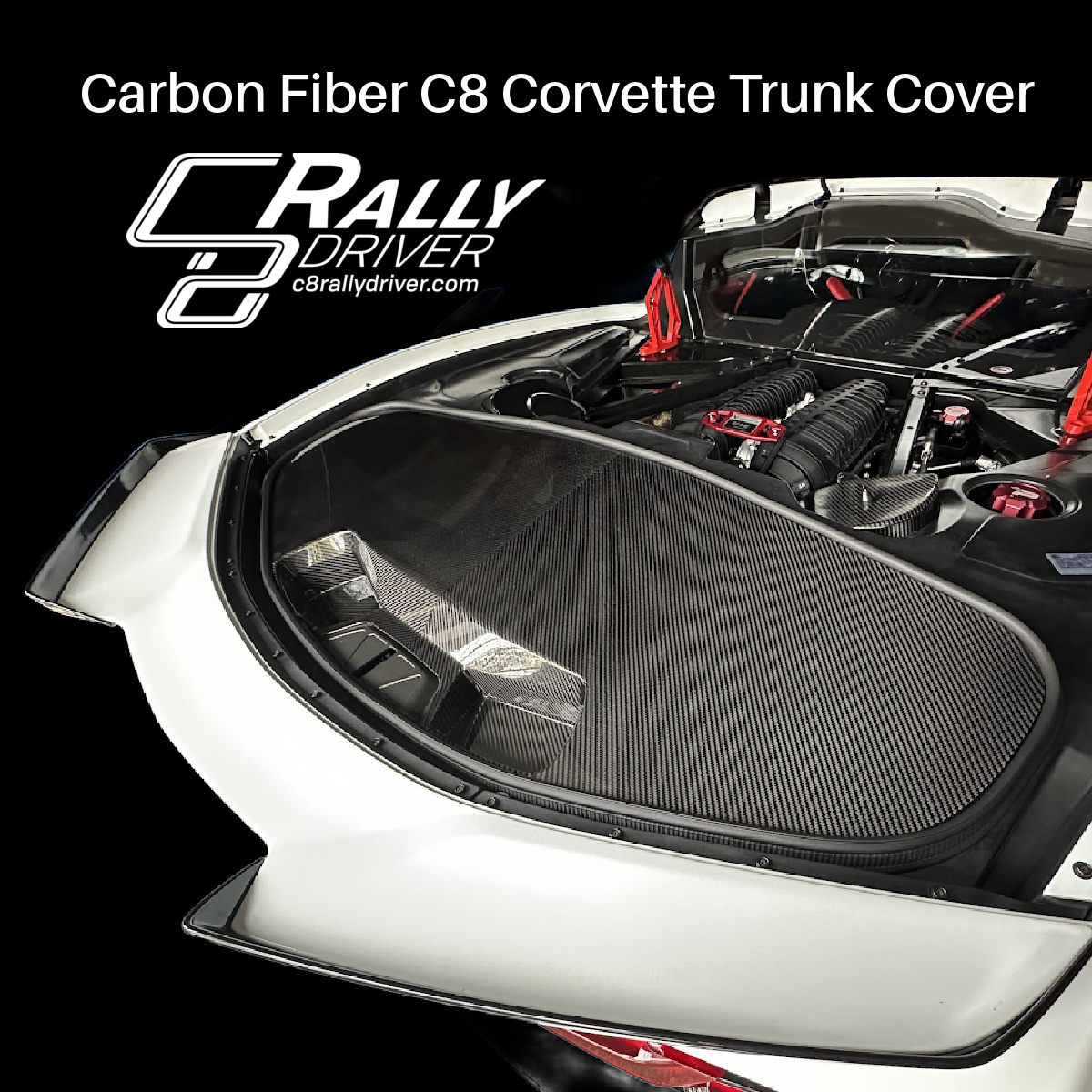 C8 Corvette Carbon Fiber Trunk Cover