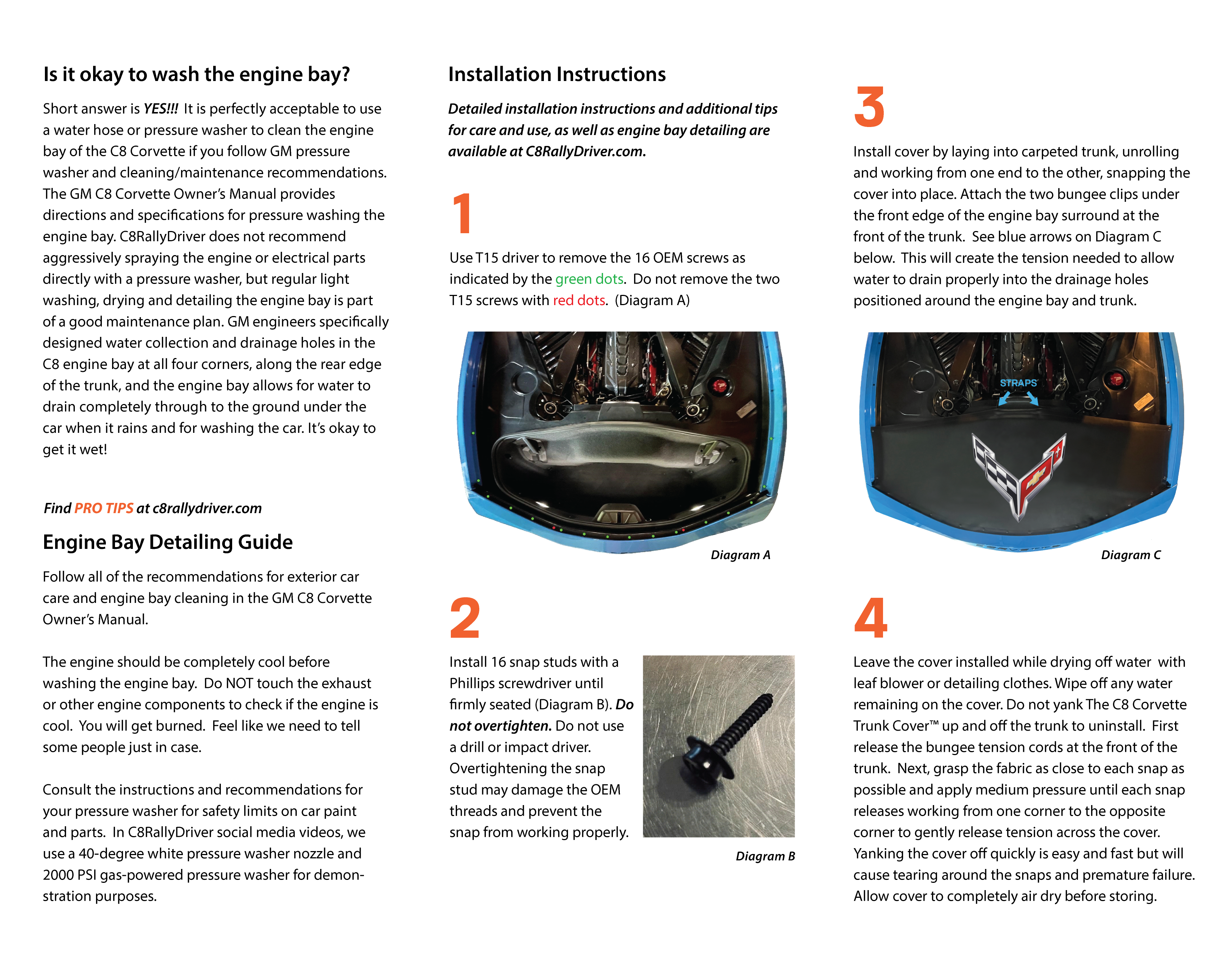 Product installation guides