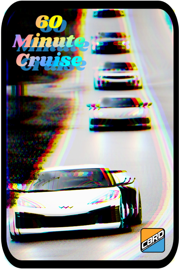You got an hour to kill and nowhere to be. Take the top off - of your Corvette - and hit the road for a 60 minute loop cruise.  Let's DRIVE yo!