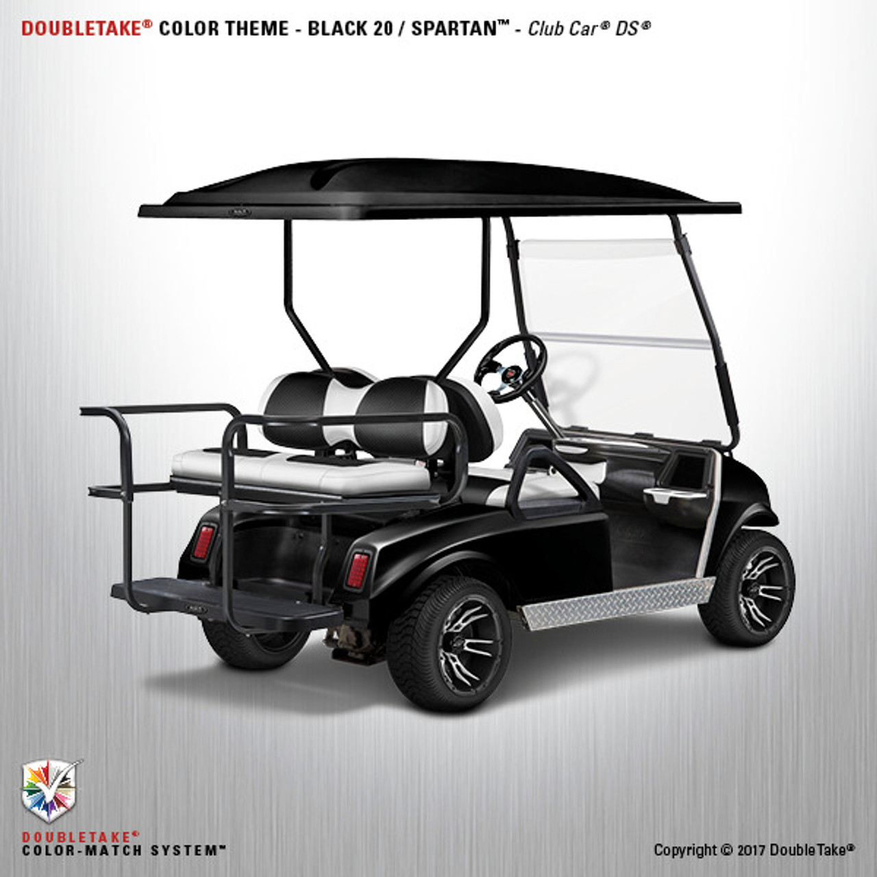 Club Car DS Golf Cart Spartan Body Kit by DoubleTake