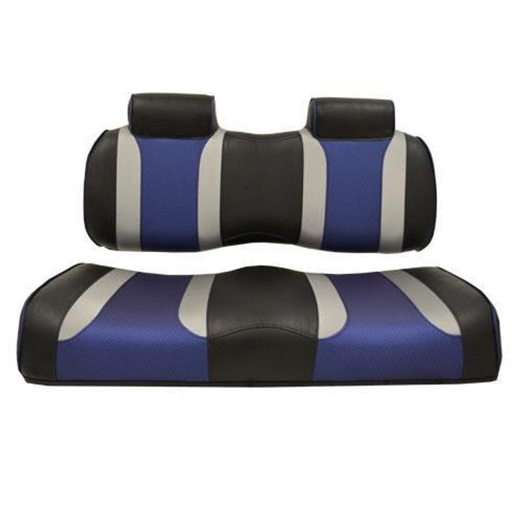 Tsun Fs Cushions, TXT/RXV, Blk W/ Liq Silv Rush & Blue Wave