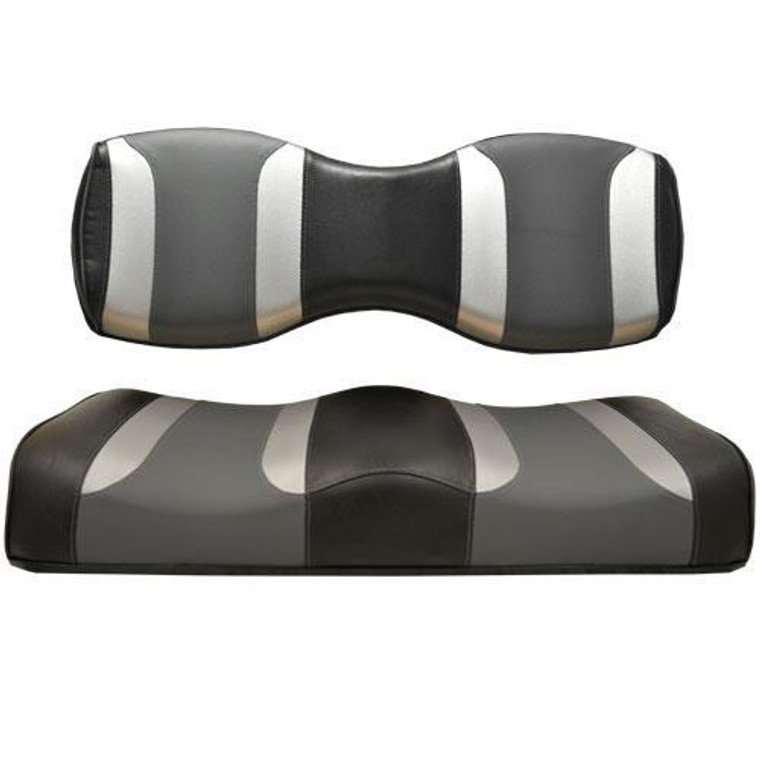 Tsun Rs Cushions G250/300 Blk W/ Liq Silv Rush & Lagoon Grey