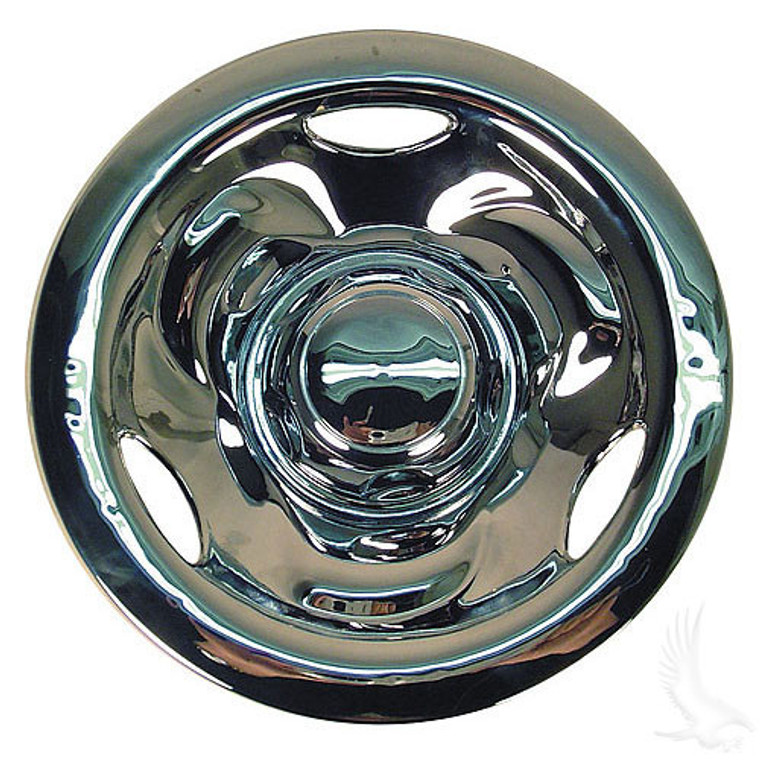 Wheel Cover, 8" Deep Dish Chrome standard 8" wheels