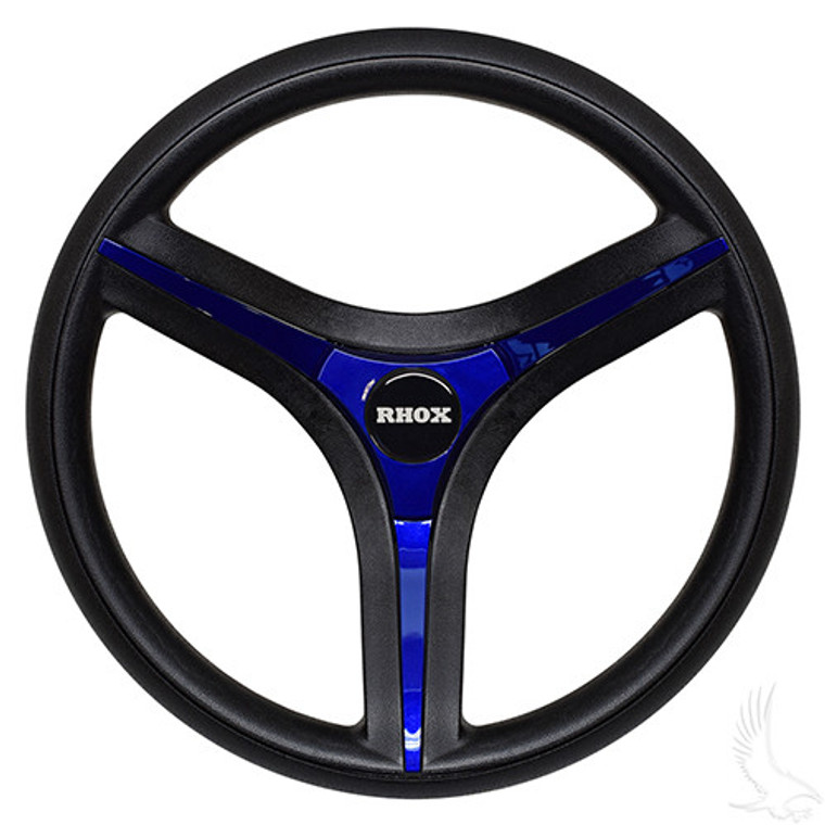 Brenta ST Steering Wheel, Blue Insert, Club Car Precedent Hub
