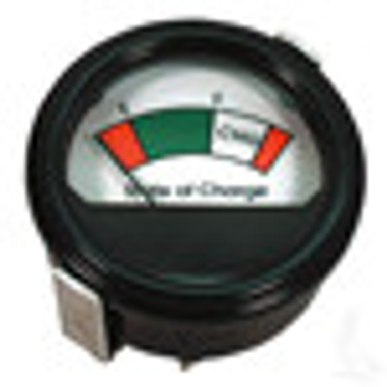 Universal State of Charge Meter, 48V Round Analog