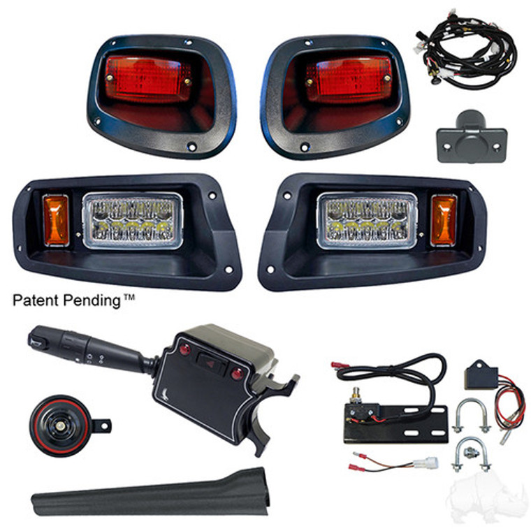 Factory Style  Light Kit, E-Z-Go TXT 14+ (Deluxe Switch, Plunger Brake Switch)