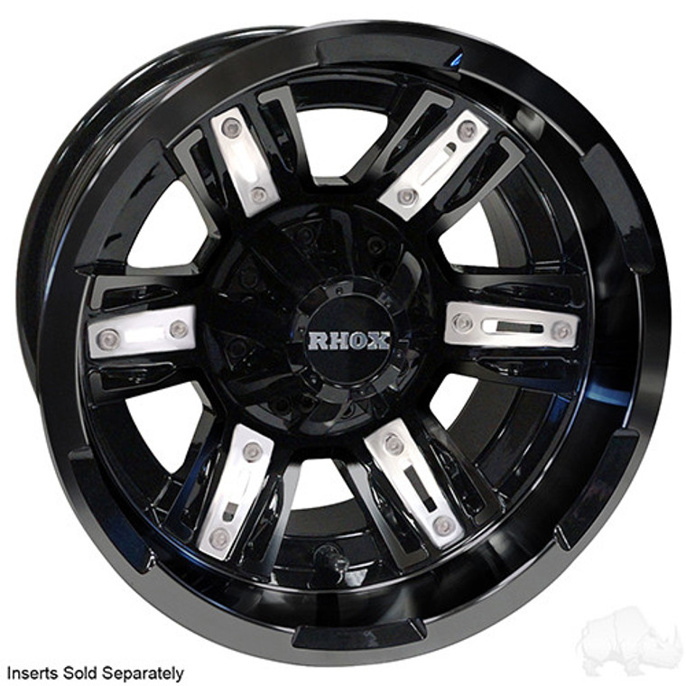 RHOX RX286, Gloss Black, 12x7 ET-25