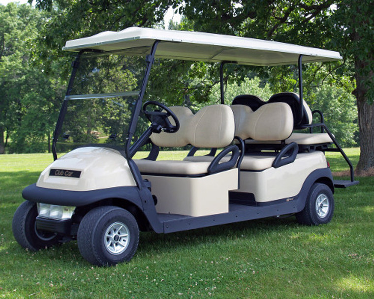 Our kit turns your Club Car Precedent into a 4 forward facing Vehicle