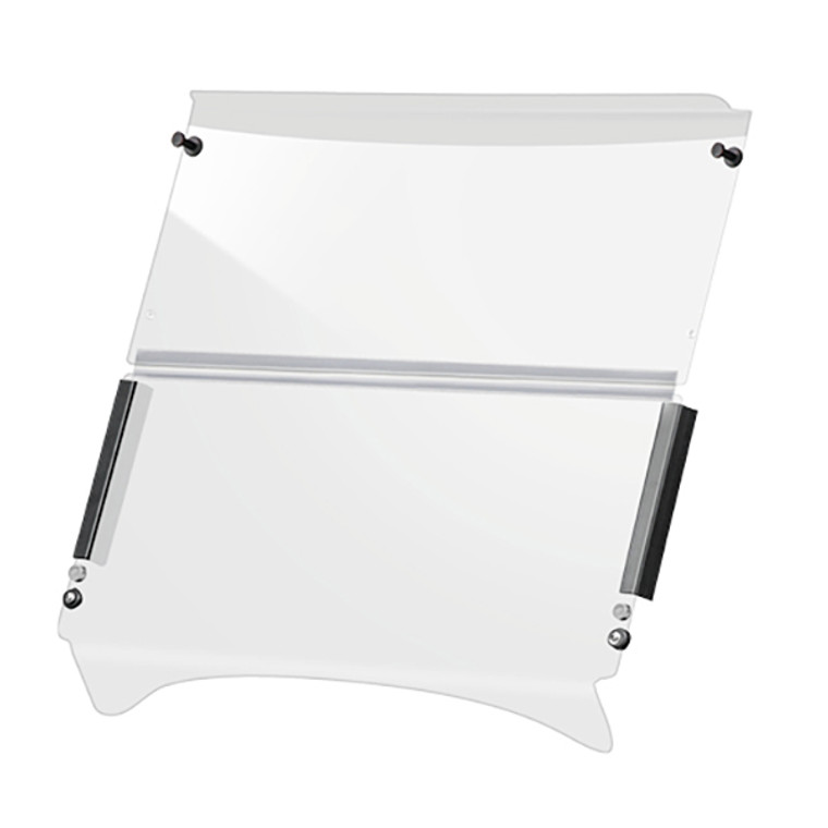 DOT Approved / AS4 Windshield with Magnetic-Catch, Clear, Club Car Precedent Phantom 2004+ by DoubleTake