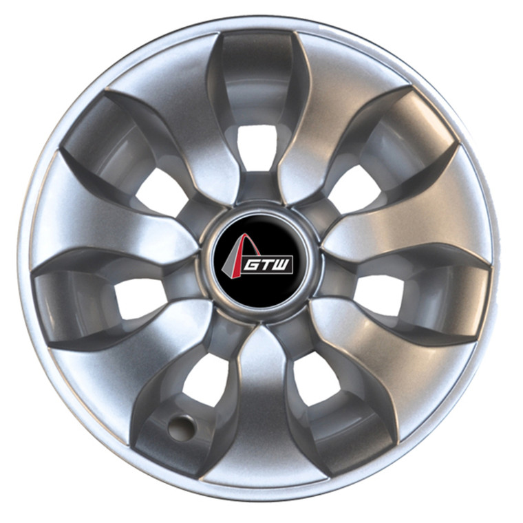 8” GTW® Drifter Silver Wheel Cover (Universal Fit)