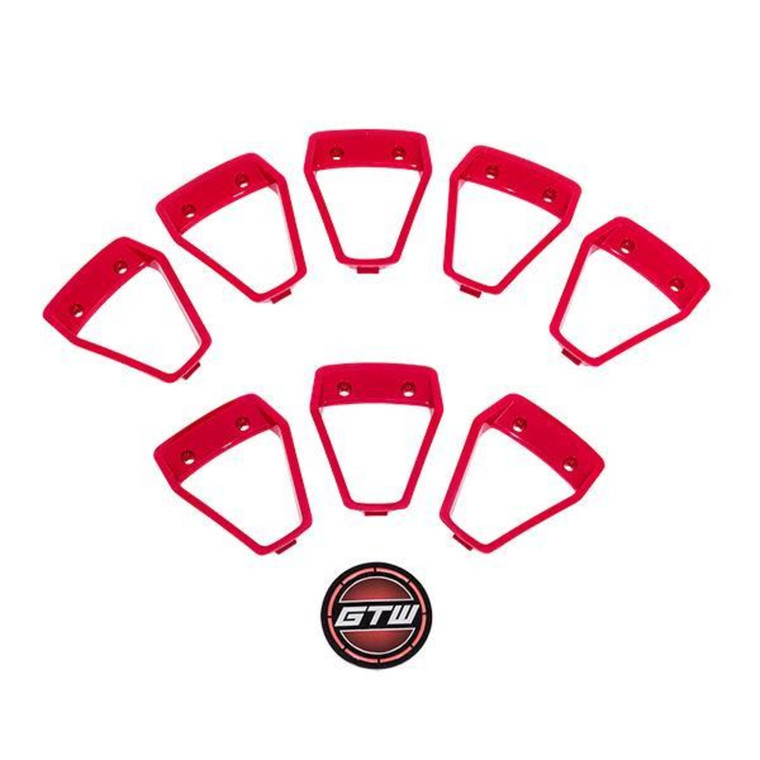 GTW® Red Wheel Inserts for 12x7 Nemesis Wheel