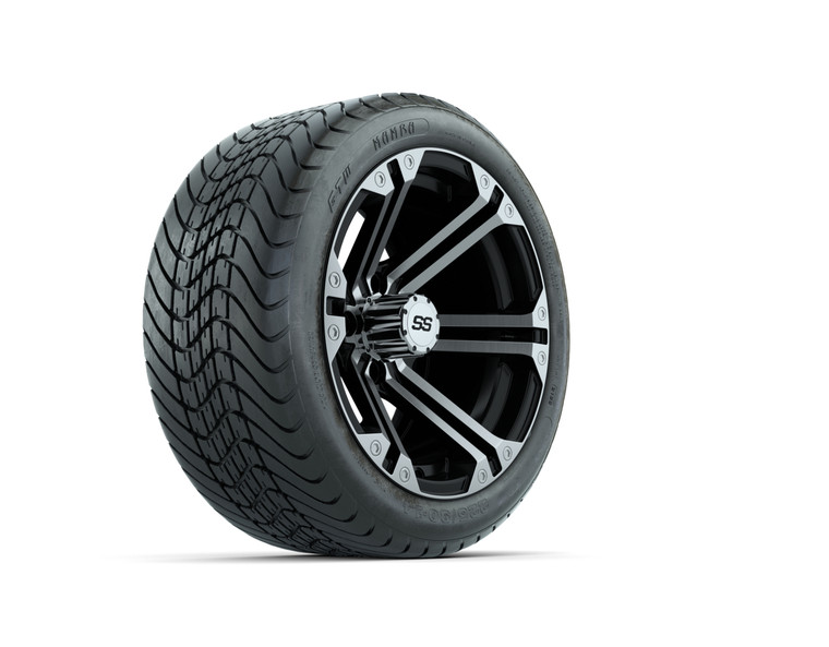 Set of (4) 14 inch GTW® Specter Wheels on GTW® Lo-Pro Street Tires