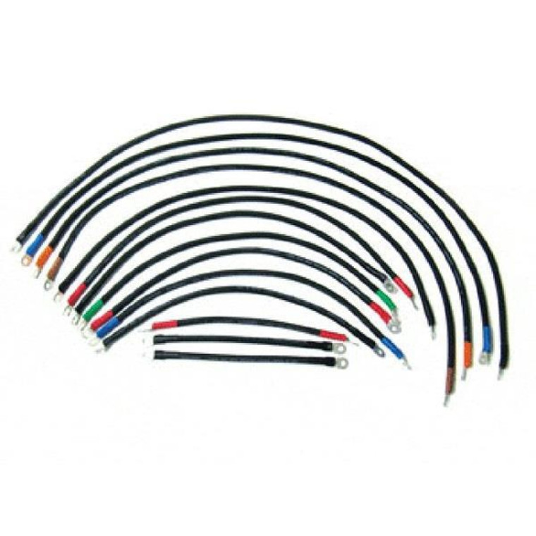 E-Z-GO Electric 4-Gauge Heavy-Duty Weld Cable Set (Years 1988-1994)