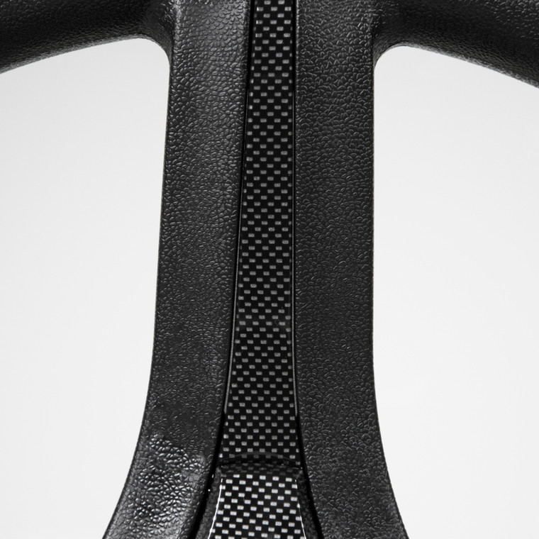 Gussi Italia® Brenta Black/Carbon Fiber Steering Wheel for E-Z-GO