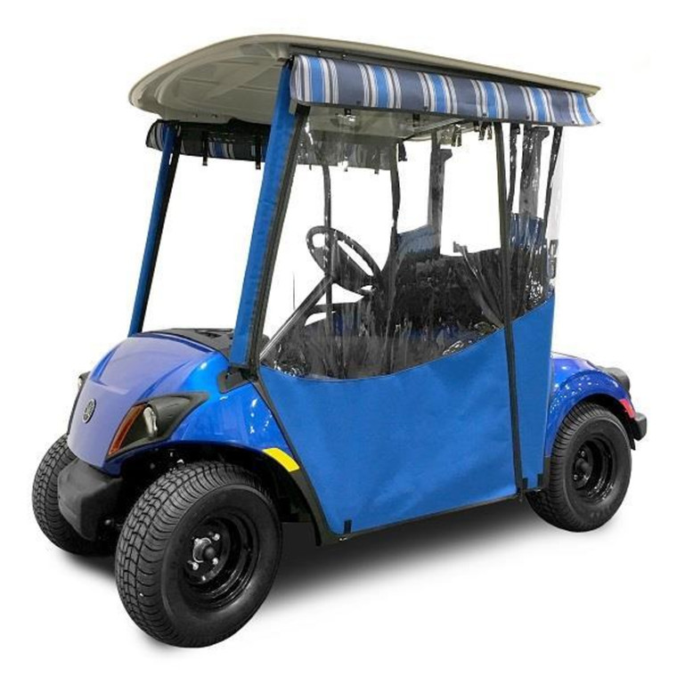 RedDot® Chameleon Enclosure With Pacific Blue Sunbrella Fabric for Yamaha Drive2 (Years 2017-Up)