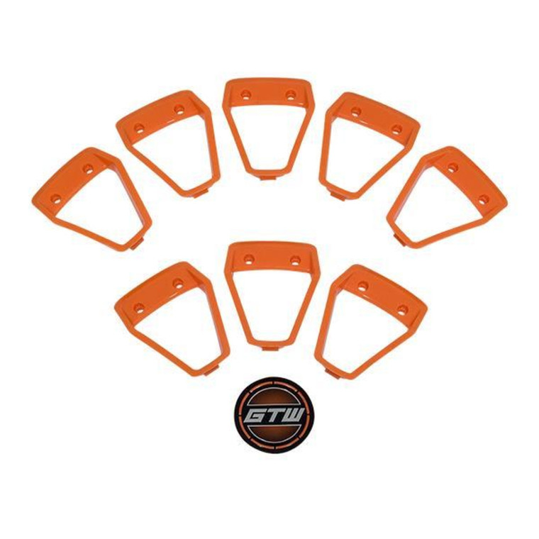 GTW® Orange Wheel Inserts for 12x7 Nemesis Wheel