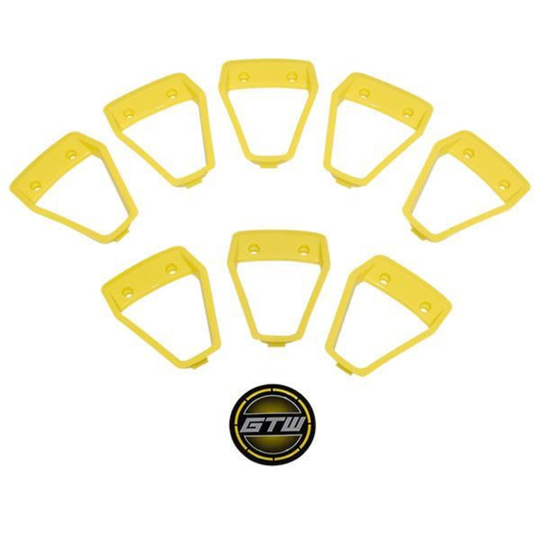 GTW® Yellow Wheel Inserts for 12x7 Nemesis Wheel