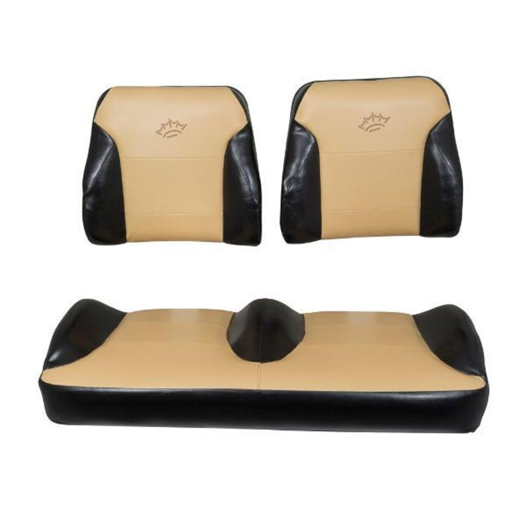 E-Z-GO RXV Black/Tan Suite Seats (Years 2008-2015)