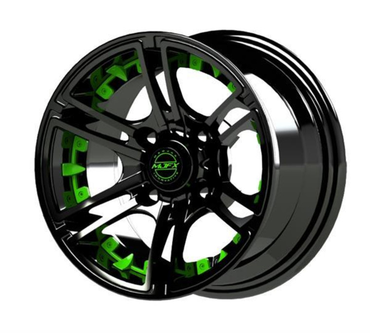 MadJax® Green Wheel Inserts for 14x7 Mirage Wheel