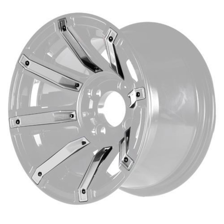 MadJax® Silver Wheel Inserts for 12x7 Avenger Wheel