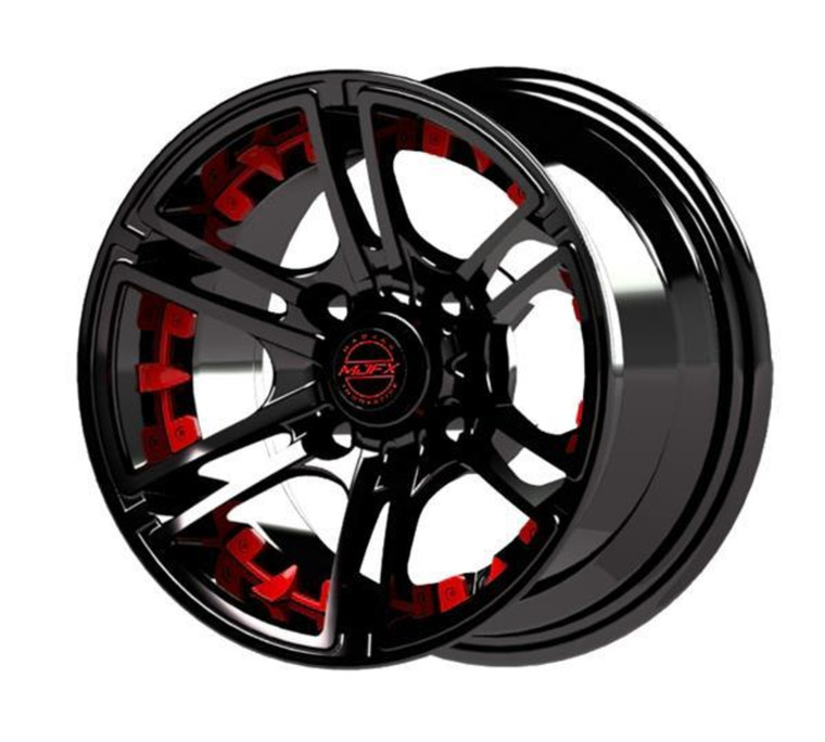 MadJax® Red Wheel Inserts for 14x7 Mirage Wheel