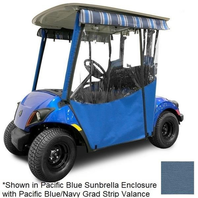 RedDot® Chameleon Enclosure With Sapphire Blue Sunbrella Fabric for Yamaha Drive2 (Years 2017-Up)
