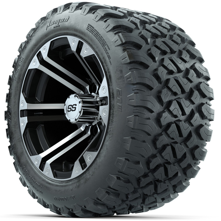 Set of (4) 12 in GTW Specter Wheels with 20x10-R12 GTW Nomad All-Terrain Tires