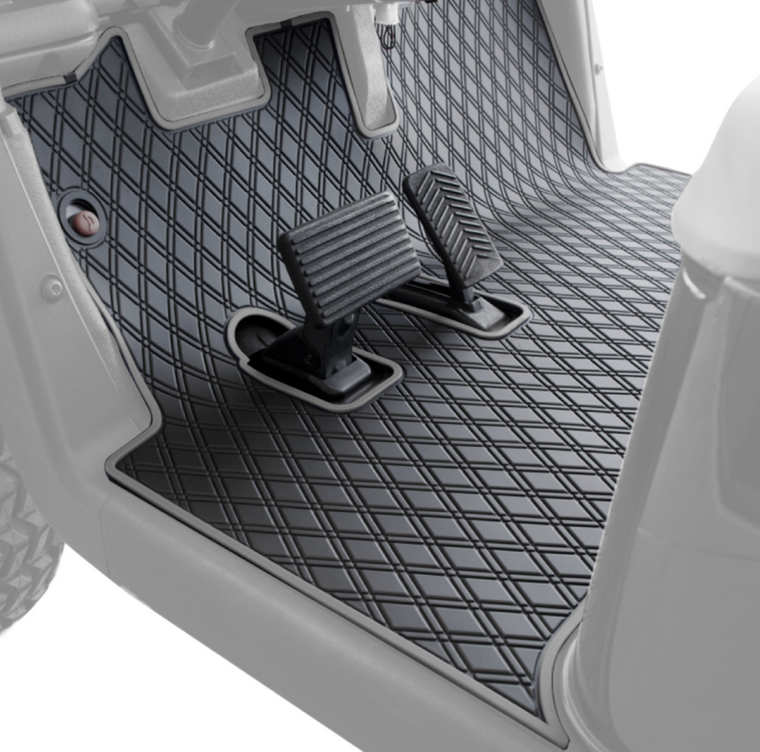 Xtreme Floor Mats for EZGO RXV (08-22) / 2Five (09+) / Western - Black/Grey