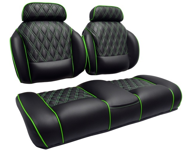Suite Seats - Fully Custom Golf Cart Seat Cushions - CLUB CAR