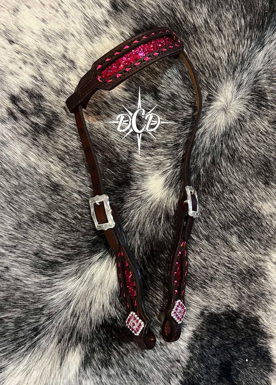 Pink Glitter Tack Set