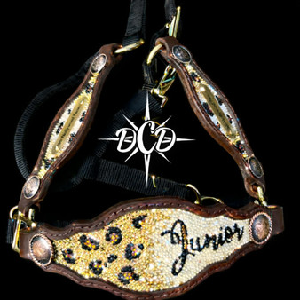 Cheetah Crystal Halter*