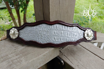 Silver Gator Noseband