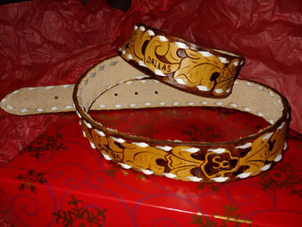 Leaf Scroll Belt