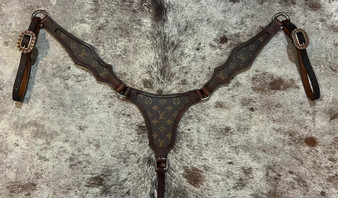 Fashion Print Thong Center Breastcollar *