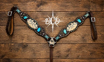 Turquoise Stones breastcollar**