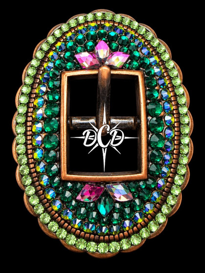 "Green Envy" Crystal Breastcollar Only