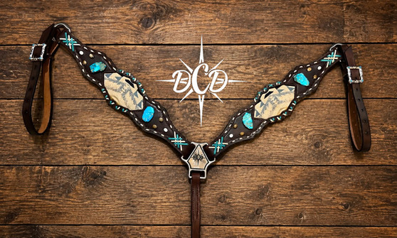 Turquoise Stones breastcollar**