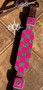 Neon Pink Checker Board Breastcollar only