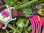 Horse Neon fringe Breastcollar ***