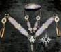 Lavender and Amethyst Headstall Only