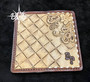 Hand Tooled Basket Weave Roper Wallet