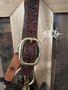 Simple Buckstitch lariat Nose, adjustable leather chin Name Plate Halter***